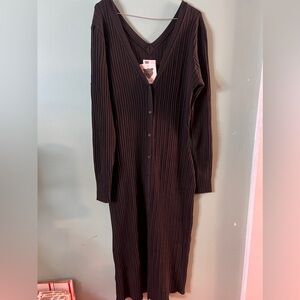 LITA BY CIARA Icon Rib Sweater Dress.